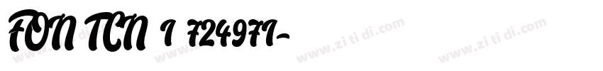 FONTCN 1 724971字体转换